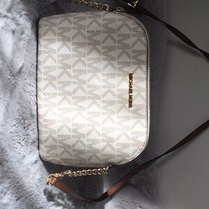 Michael Kors Cream Crossbody Bag